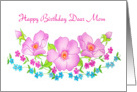 Happy Birthday Dear Mom card