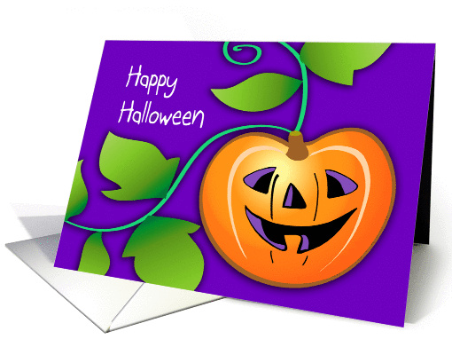 Happy Halloween pumpkin card (1318440)