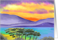 Midsummer Sunset over Bantry Bay Any Occasion card