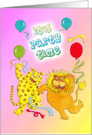 Party Time Invitation card