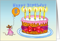 Happy Birthday Five Today card
