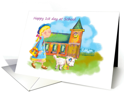 Happy first day at School card (938940)