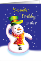 December birthday...