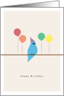Happy Birthday Bird card