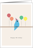Happy Birthday Bird card