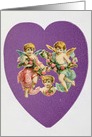 Victorian Valentine card, Fine Art Valentines card