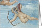The Triumph of Galatea, 1512-14 (fresco) (detail) by Raphael, Fine Art Valentines card