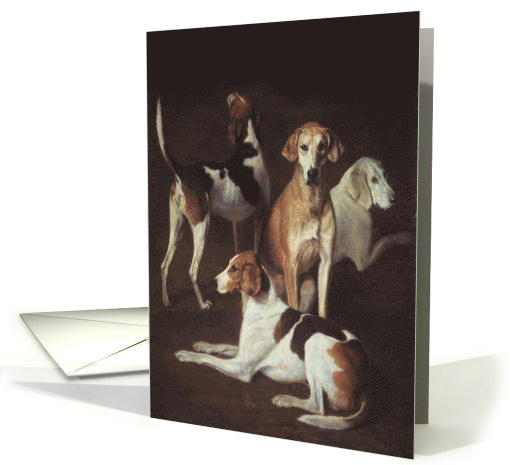 A Study of Fox Hounds by Agasse, Jacques-Laurent card (1737708)