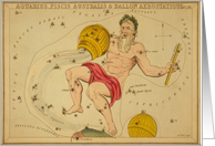 Aquarius zodiac illustration by Sydney Hall card