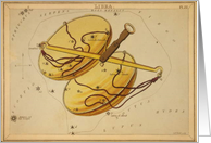 Libra zodiac illustration by Sydney Hall card