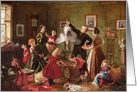 The Christmas Hamper (oil on canvas) by Robert Braithwaite Martineau Fine Art Christmas Happy Holidays card