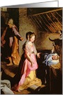The Adoration of the Child, 1597 by Federico Fiori Barocci Fine Art Christmas Happy Holidays card