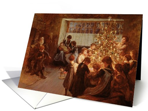 The Christmas Tree, 1911 (oil on canvas) by Albert... (995325)