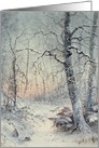 Winter Breakfast by Joseph Farquharson Fine Art Blank Note Card