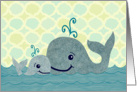 Whale Dad and Baby Father’s Day Card