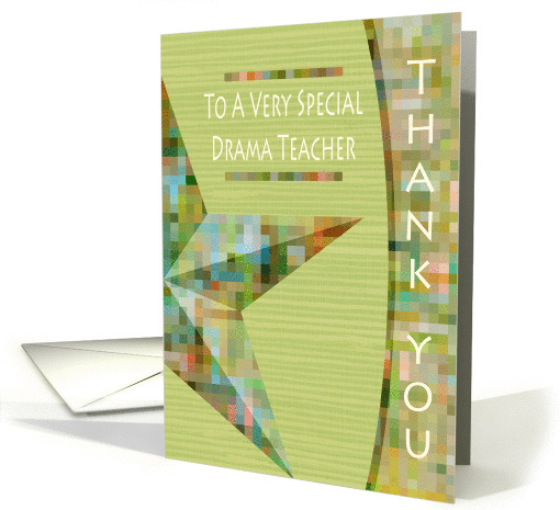 Drama Teacher Thank You card (920781)