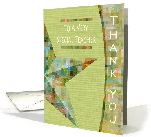 Teacher Thank You card (925907)