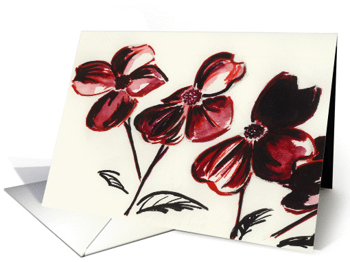 Thank you-flowers card (927418)