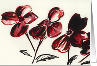Thank you-flowers card