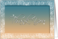 Thank you - employee - blue and brown card