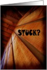 Stuck? card
