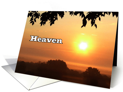 Angels painting the sky card (924417)
