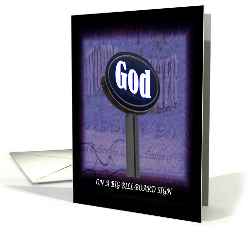 On a Big Billboard Sign card (924420)