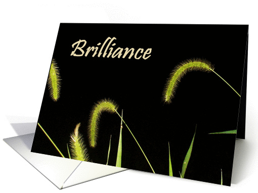 The brilliance of simplicity accomplishment card (928923)