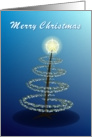 Spiral Christmas tree card