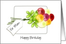 Roses for mom- happy birthday card