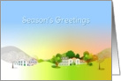 Season’s greeting- Changing seasons card