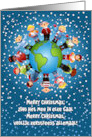 Christmas card Caroling around the world- Dutch card