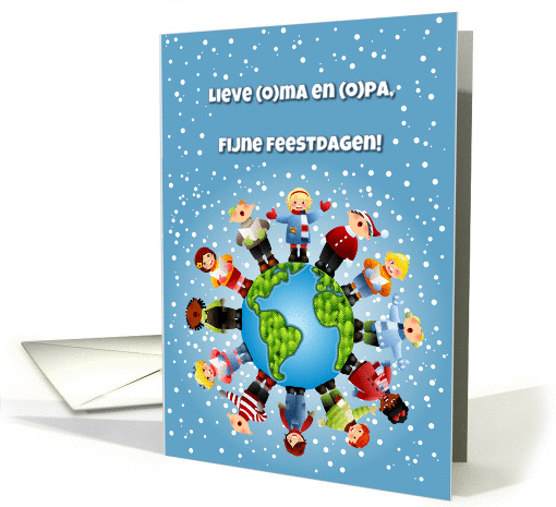 Dutch Christmas card for pa en ma card (1001021)