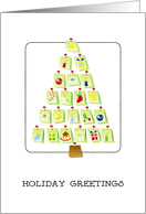 Christmas notes- Holiday greetings card