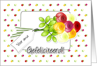 Dutch happy birthday for grandma- gefeliciteerd voor oma card