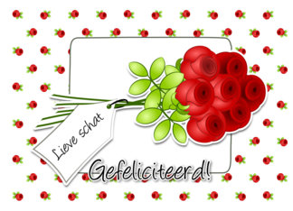 Dutch happy birthday for life partner- gefeliciteerd lieve schat