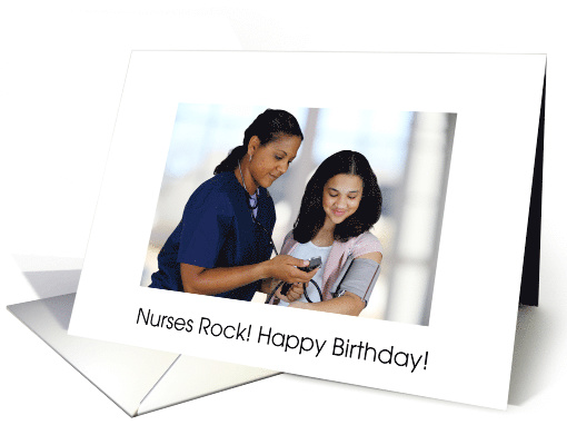 Nurses Rock! Happy Birthday! card (1209458)
