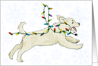 Labradoodle Christmas Card