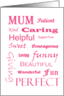 Pink Mother’s Day card