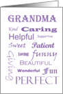 Grandma birthday card