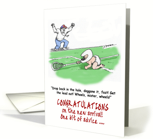 Lacrosse LAX Baby card (934399)
