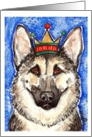 King German Shepherd Dog Art Blank Any Occasion Card