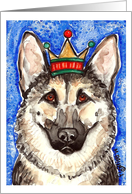 King German Shepherd Dog Art Blank Any Occasion Card