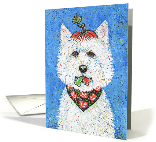 Halloween West Highland Terrier Dog Pumpkin Puppy Treat... (1946080)