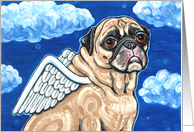 Angel Wings Pug Dog...