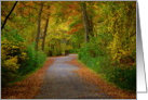 Autumn in New York Blank Notecard card