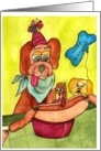 Birthday Dogs card