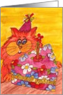 Birthday Cats card