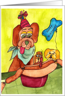 Birthday Dogs card