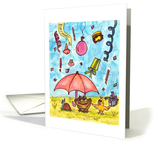 Birthday Animals card (943369)